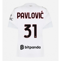 Dres AC Milan Strahinja Pavlovic #31 Preč pre Ženy 2026-27 Krátky Rukáv